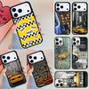 NYC Yellow Taxi Cabs Phone Case For iPhone 17 Air 14 15 13 12 Max Cover For Apple 16e 11 Pro Max Plus Coque