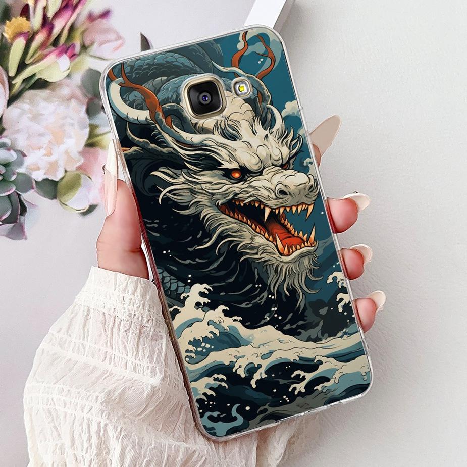For Samsung Galaxy A5 2016 2017 Case SM-A510F SM-A520F Stylish Painted Cover Soft Silicone Cases For Samsung A5 2017 2016 Fundas