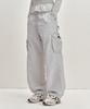 Sekeonmonollogeu Balloon Fit Nylon Cargo Carpenter Elastic Waist Pants [Lgray]_Sept062Lgray