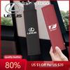 2026 Hot Interior Stickers 2Pcs Car Seat Belt Shoulder Cover Safety Belts Cushioning For F-SPORT ES RX NX LS UX LM LX GX L
