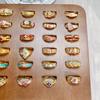 Medieval Vintage Retro Colored Enamel Open Ring Women'S Niche High-End Light Luxury Personality Ring