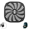 Rack Parts Square Air Fryer Grill Pan Round Non-Stick Air Fryer Mat No BPA Food Grade Crisper Basket Replacement Tray