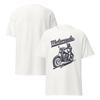 Vintage Motorcycle Rider Silhouette Road Tee Design T-shirt
