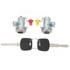 Driver Passenger Side Door Lock Cylinder Set with Key 69051‑12340 Replacement for Corolla 1993‑1997