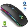 Бездротова миша Bluetooth миша бездротова комп'ютерна миша Rgb перезаряджається ергономічна світлодіодне підсвічування Mause тихі миші для портативних комп'ютерів
