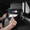 Scatola porta fazzoletti da appendere sul retro del sedile dell'auto in pelliccia a ribalta, Set borsa per tovaglioli da bracciolo auto per BMW M Power Performance M3 M5 X1 X3 X5 X6 E46