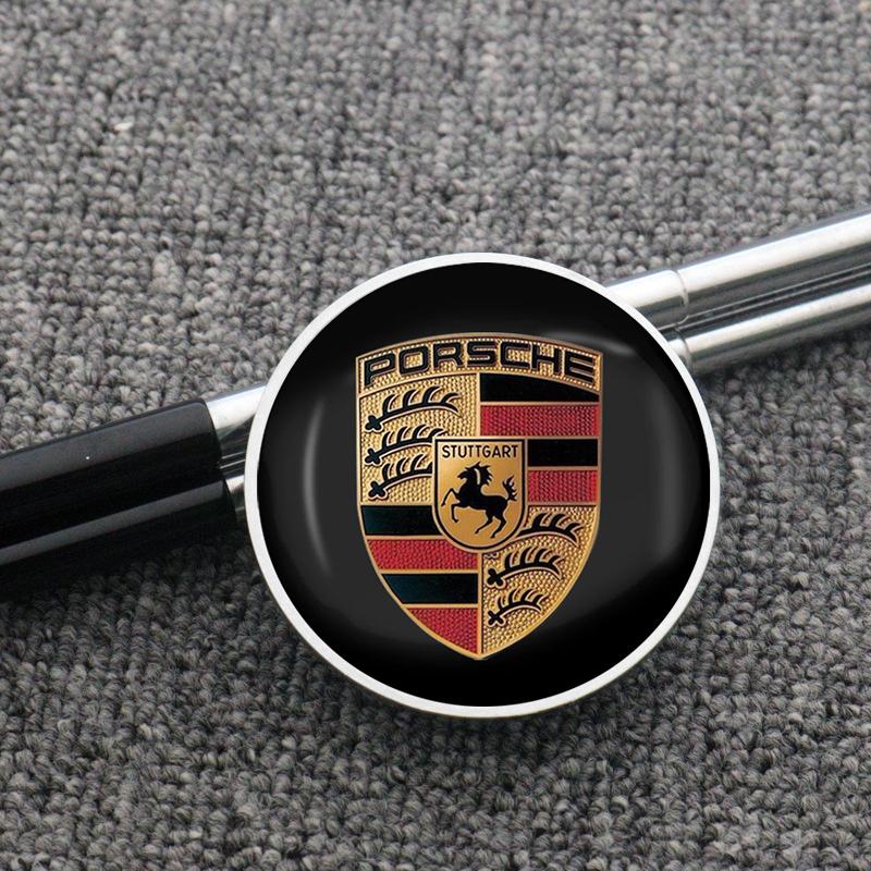 4ks 60MM Krytka středu kola auta Příslušenství pro Porsche Boxster Cayenne Panamera Macan Cayman 911 918 996 917 991