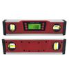 254mm/10 Inch Digital Spirit Level Magnetic Two Bubbles LCD Display Backlight Aluminum Alloy Audible Tone Angle Gauge 0.1