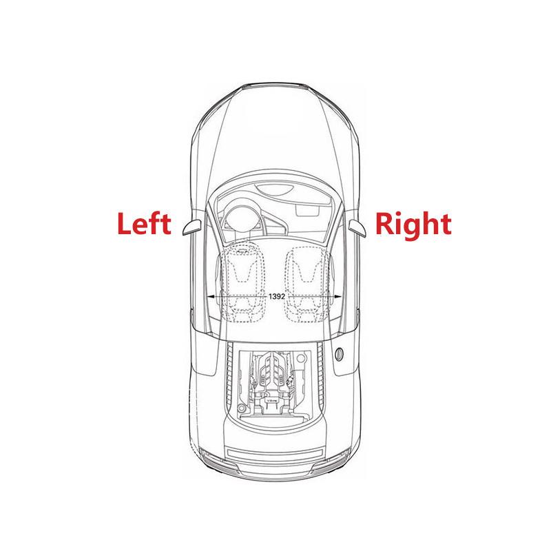Couvercle de rétroviseur latéral de porte d'aile de voiture, pour Honda Fit Jazz Shuttle GK5 2014 – 2018, coque de rétroviseur extérieur de maison