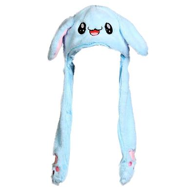 Rabbit Hat Ear Moving Jumping Hat Plush Hat Cap For Women Girls Party Hat Flash Of Light