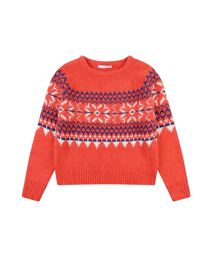 VANAKE Snowflake Pattern Knit_Vb3Zktq339Z