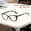 New Fashionable Hd Small Square Frame Women'S Reading Glasses Ultra Light Neutral High Quality Anti Blue Light Glasses