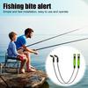 2Pcs Carp Fishing Bite Alarm Chain Portable Lightweight Fish Bite Indicator Swinger