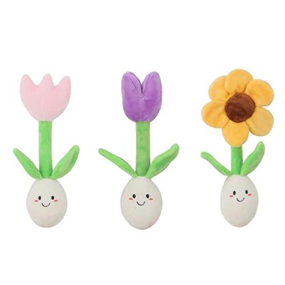 Flower Squeak Toy Dog Nosework