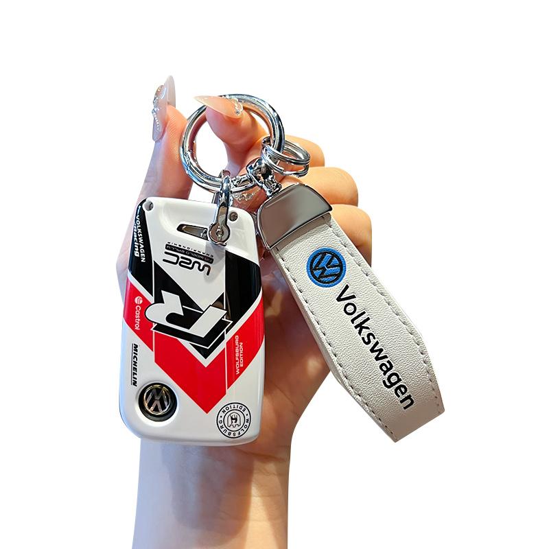 For VOLKSWAGEN VW ABS Style Car Key Case Cover For VW Volkswagen Polo Tiguan Passat B5 B6 B7 Golf 4 5 6 MK6 Jetta Lavida