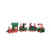 Für festliches Miniatur-Holzeisenbahn-Set für Feiertagsdekoration und Geschenke