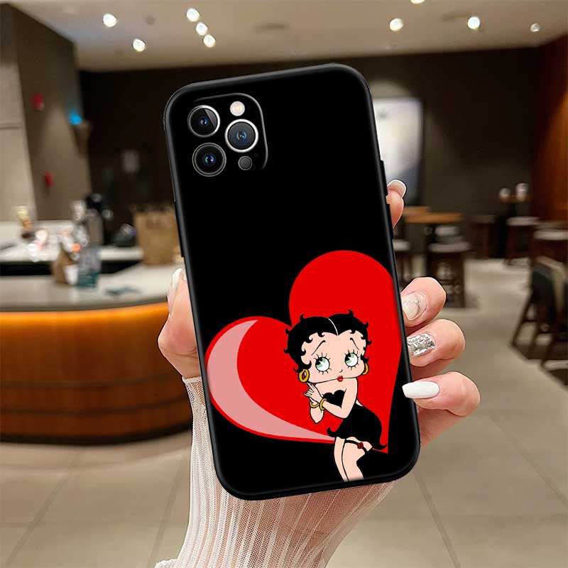 UP10 B-Bettys Art B-Boops Phone Case for Samsung Galaxy S20 S21 S22 Ultra FE + Plus A21S A22 A24 A25 A26 A30 A30S A31