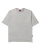 PSSHOPPER Pigment Back Cut Short Sleeve [Light Gray]