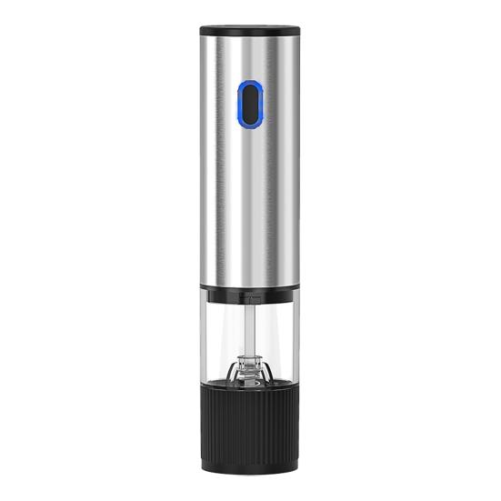 Electric Salt And Pepper Grinder Set with LED Light Adjustable Coarseness Salt Grinder Rechargeable Pepper Grinder for BBQ