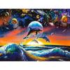 5D DIY Diamond Painting Deep Sea Whale&space Diamond Embroidery Cross Stitch Home Decoration Crafts