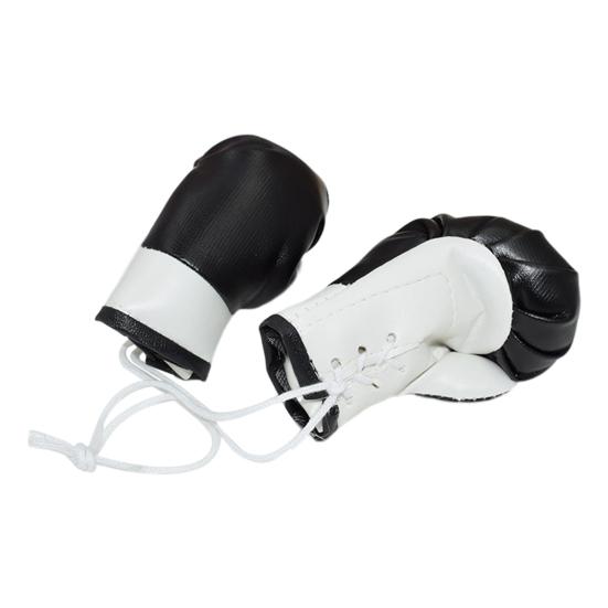 1 Pair Mini Boxing Glove Pendants Realistic Wear Resistant Waterproof Car Interior Boxing Gloves Hanging Decoration