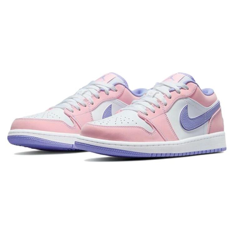 Air Jordan 1 Low SE GS Arctic Punch Kids Sneakers Pink Purple-Pulse White CV9844-600