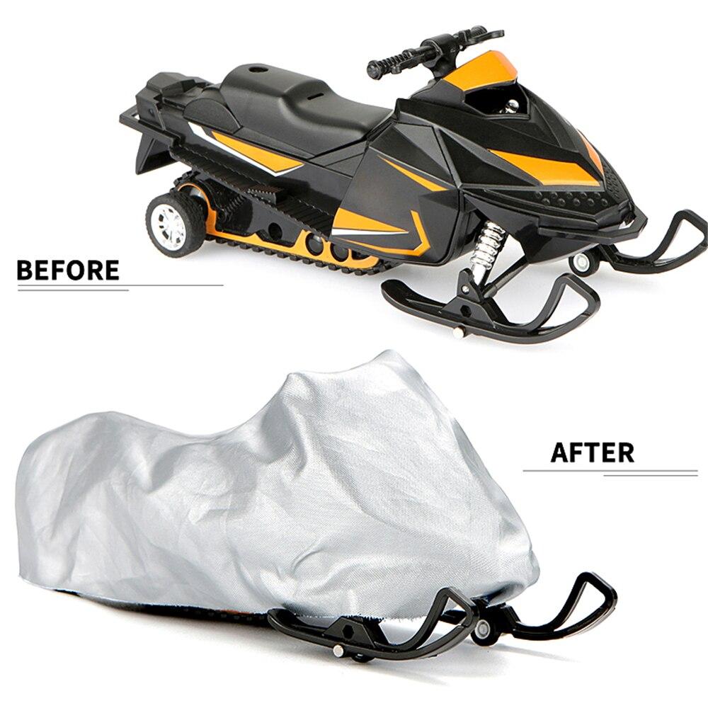 Winter Outdoor Silver Snowmobile Cover Universal Waterproof Dustproof Anti-UV All-Purpose Trailer Sled Cover Motorcycle Cover