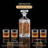 Premium Crystal Glass Whiskey Decanter Set