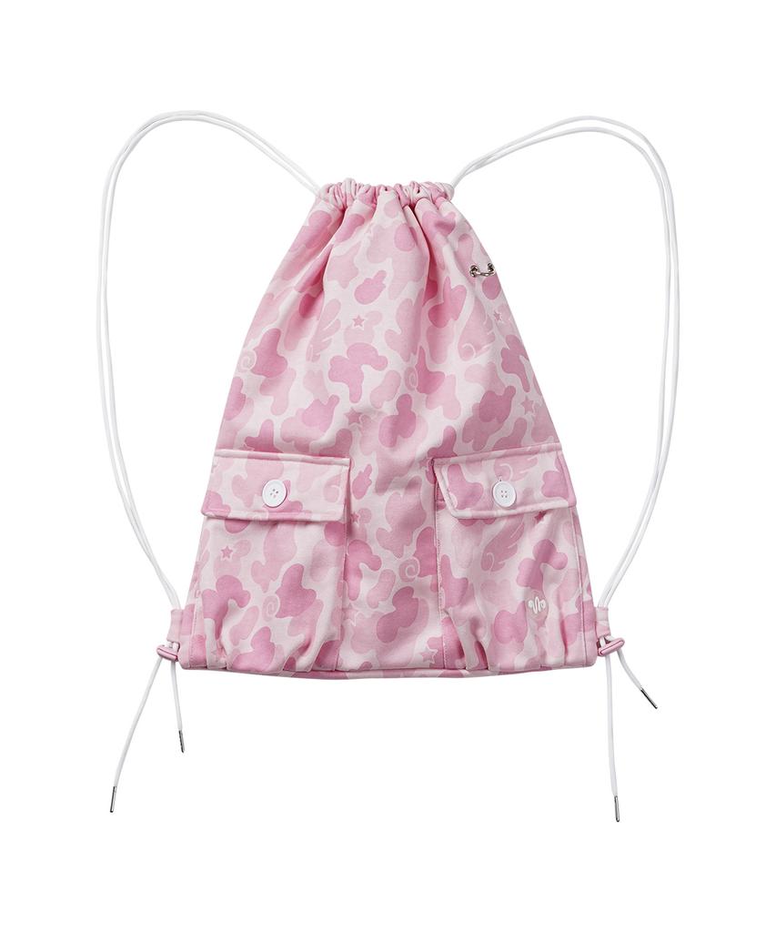Venhit Angel Camo Gym Sack_Pink