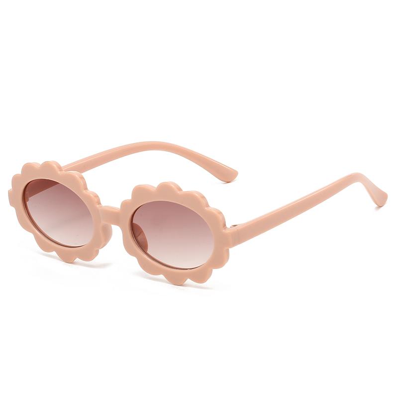 New Style Kids Sunglasses Flower Round Sun Glasses Cute Trend Perform Boys Girls Eyeglasses Party Fashion Style Children Sunglasses UV400 Protection