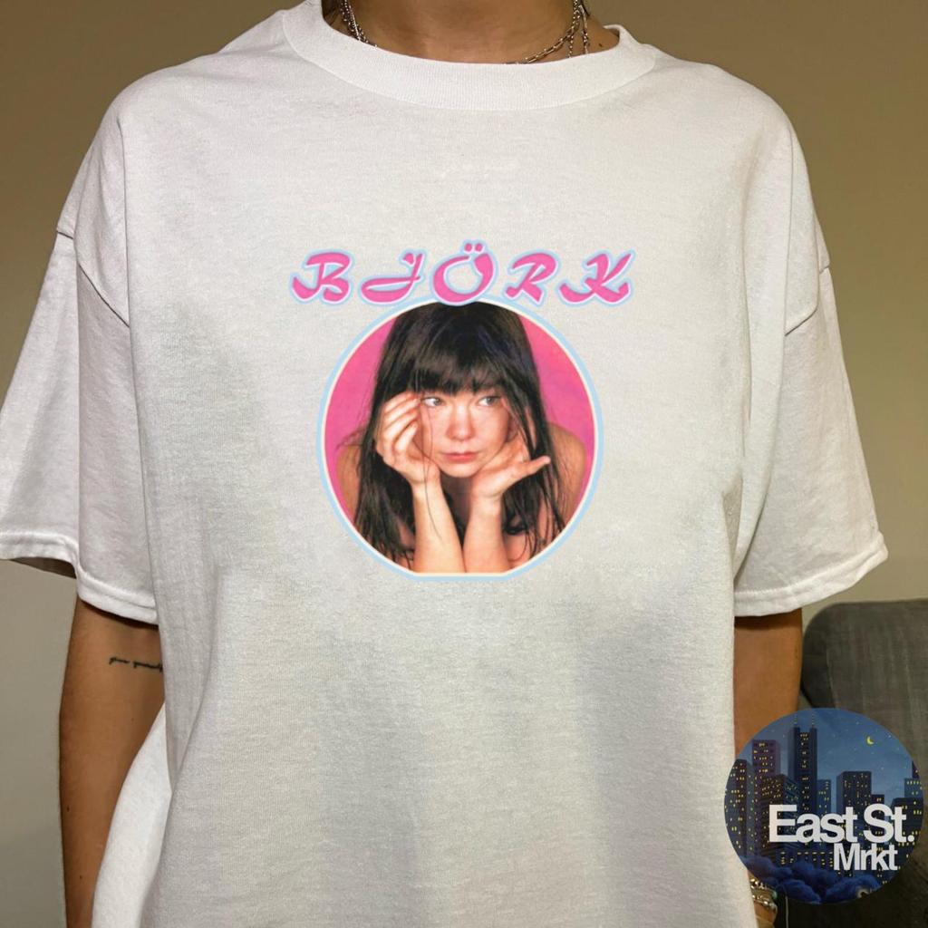 Bjork T-shirt: Vintage 90s Style Music Tee