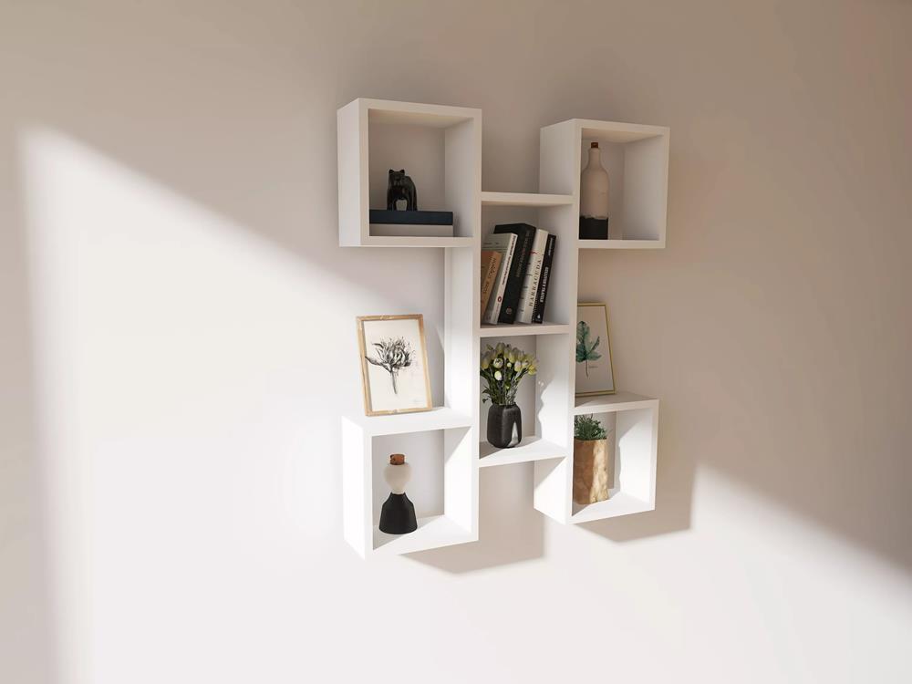 Wall Hanging Shelf, Bookcase - Katia black