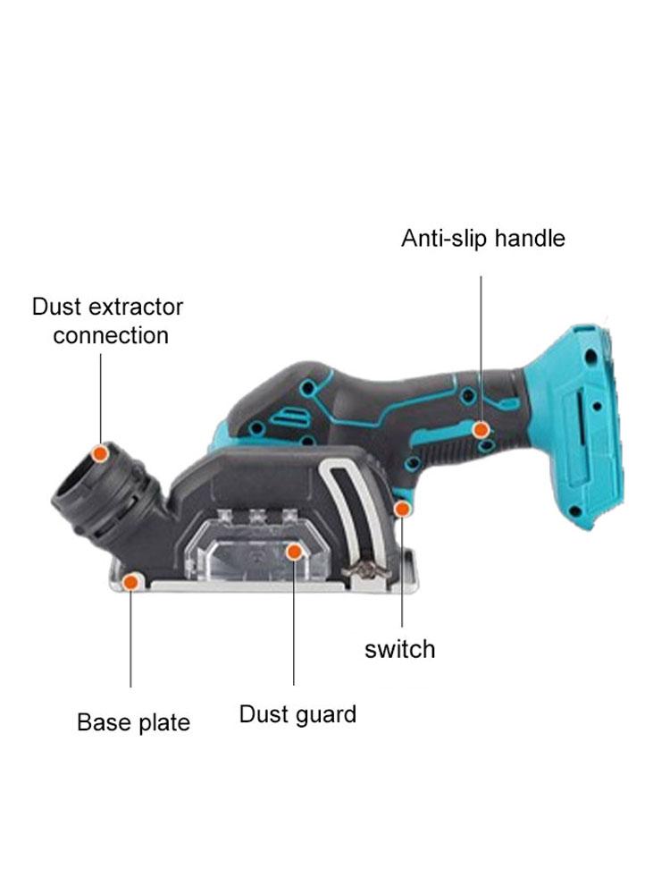 Angle Grinder Cordless Mini 3Inch Electirc CUT OFF Tool Cutting Circular Saw Machine Power Tool Fit Makita Dewei 21V Battery