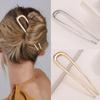 New Simple U Shaped Hairpin Metal Hair Sticks U French Hair Clips Pins Fashionable Hair Jewelry Accessories for Women