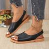 Large Size Women's Shoes Summer New Casual Sandals Women Comfortable Breathable Soft Sole Roman Sandals