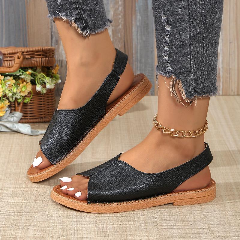 Large Size Women's Shoes Summer New Casual Sandals Women Comfortable Breathable Soft Sole Roman Sandals