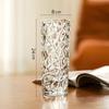 Ice Crack Pattern Glass Vase