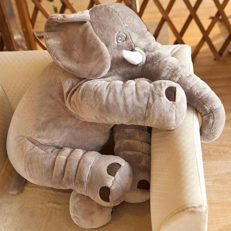 28/34/50cm Weiche Elefanten Plüschtiere Niedliches Elefanten Baby Schlafkissen Stofftiere Beste Geschenke Für Kinder Geburtstag Zimmerdekoration