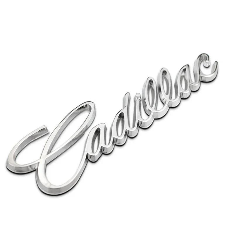 Cadillac Letters Logo Car Side Fender Rear Sticker For Escalade CT5 CT6 XT5 XT6 DTS SLS XLR ATS SRX Tiburon Styling Accessories AHI1
