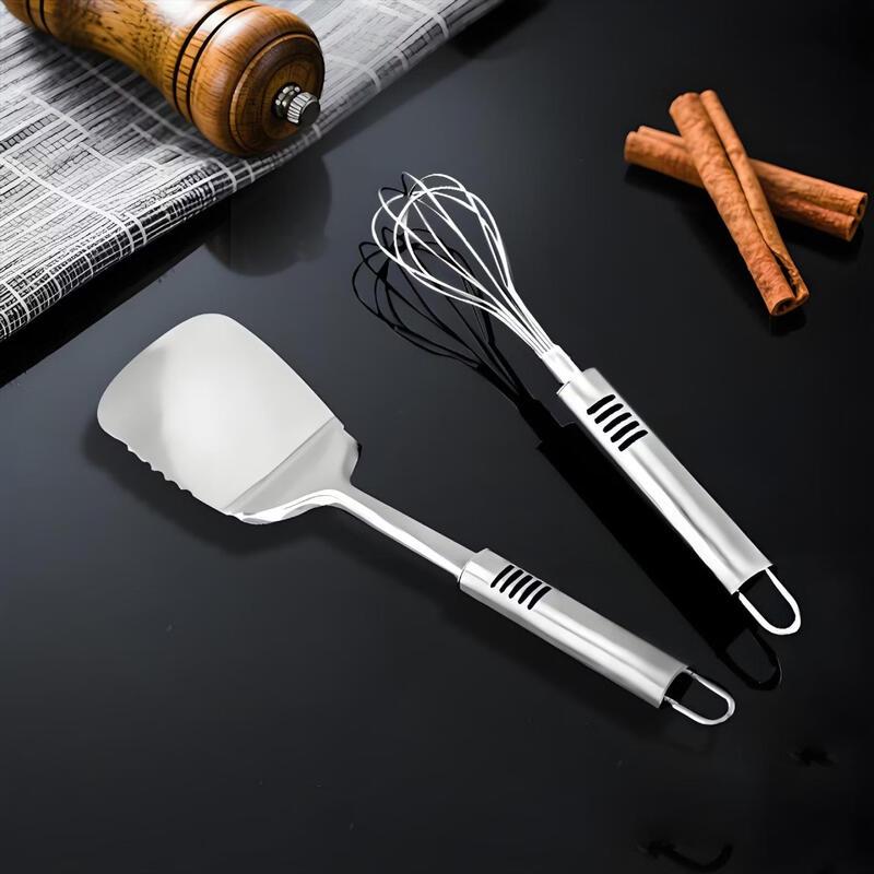 MDNG 3-Piece Stainless Steel Baking Spatula Set