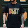 Made in 1980 45st Birthday Tshirts 1980 To 1989 Legend Classic Tops Vintage 1985 40th Birthday Gift Summer Unisexs Tshirts Tops