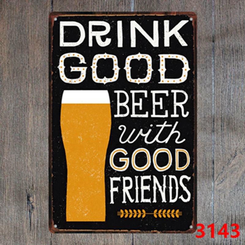 Vintage Cocktail WiFi Tin Sign for Bar, Bedroom, KTV, and Restaurant Décor