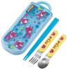 Lunch Box Chopsticks Trio Set for Boys and Girls Children's (Chopsticks, Spoon, Fork) 16.5cm (Kekechama Design) TACC2-A