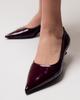 Lottini 113020 36 Champagne Patent Leather Low Heel Shoes