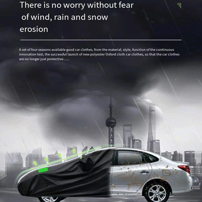 Per Kia EV3 Parasole Anti-UV Resistente a Pioggia Neve Antipolvere Ombrello Auto Copertura Nera Copertura Completa Auto Protezione Esterna