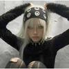 Metal Hole Headband, Punk Hip-hop Style, Fashionable Headwear for Girls, Rock Y2k Elastic Headband