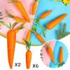 Adornos colgantes de zanahoria de Pascua, decoración colgante de espuma de zanahorias artificiales, diferentes tamaños de zanahorias de Pascua para decoraciones de fiesta