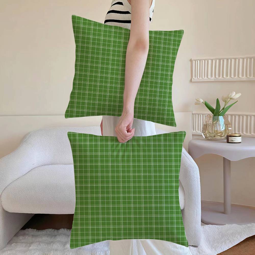 Christmas Reindeer Pillow Case Sofa and Living Room Decorative Cushion Covers Dust-proof and Mite-proof Invisible Zipper