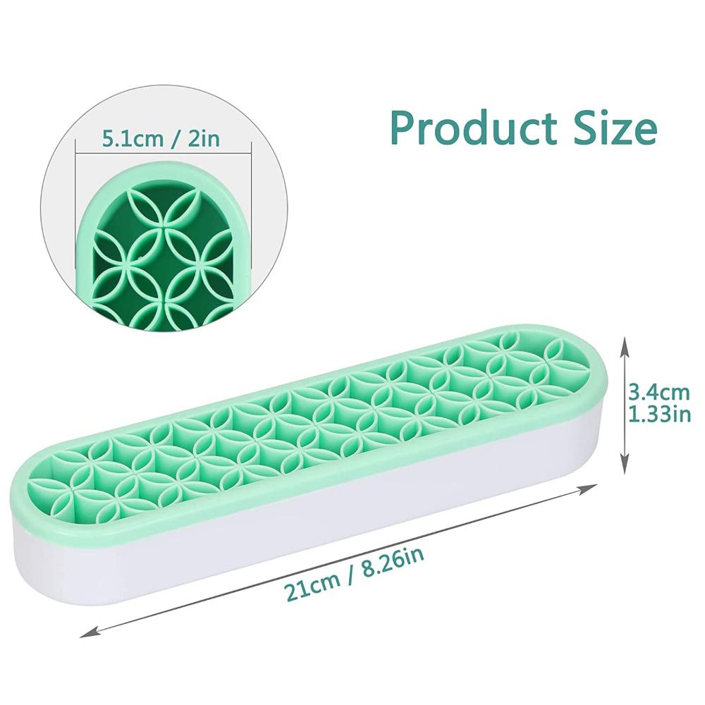 Silicon Nail Brush Makeup Brush Display Stand Rack Storage Case Brush Drying Shelf Brush Holder Make UP Holder Organizer