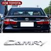 AAAO1 For NEW ABS Car Body Trunk Emblem CAMRY Logo Sticker CAMRY 2006-2018 Badge Auto Rear Letter Decal Exterior Accessories